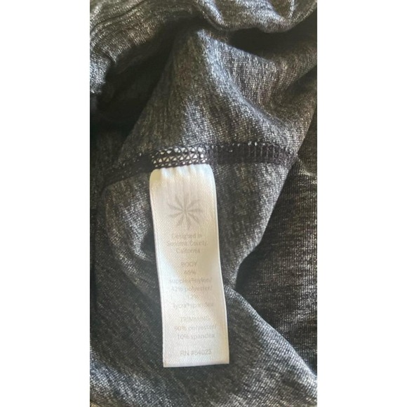 Athleta Ladies Relay Tight 2.0 Legging Medium Gray/Black - Picture 8 of 8